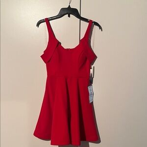 Sequin Hearts Vibrant Red Dress